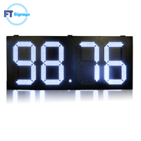Panneau d'affichage numérique des prix du carburant pour station-service, écran LED, étanche en extérieur, télécommande RF, panneau sur pylône personnalisable