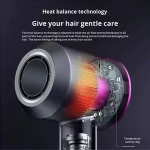 <span class=keywords><strong>แนะนำ</strong></span>เป็นอย่างยิ่ง เครื่องเป่าผมไร้ใบพัด ฮัวเฉียงเป่ย ไอออนลบ 110000 รอบต่อนาที 1600 วัตต์ ไม่ทำลายเส้น<span class=keywords><strong>ผม</strong></span> เซ็นเซอร์อัจฉริยะ ดีซี - Product Image 2