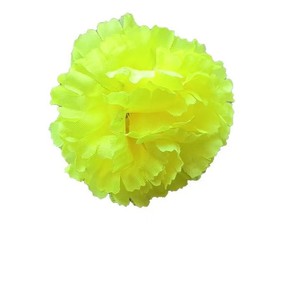 Cabezas de Flores de Clavel Artificiales Rojas, Amarillas y Blancas con Base de Seda para Decoraciones, Arreglos, Accesorios y Horquillas para el Cabello - Product Image 5