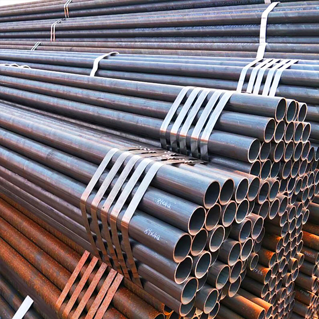 ASTM A53 Sch 40/AiSi Seamless Black Carbon Steel Pipe for Oil & Boiler Applications Drill Pipe Tubes
