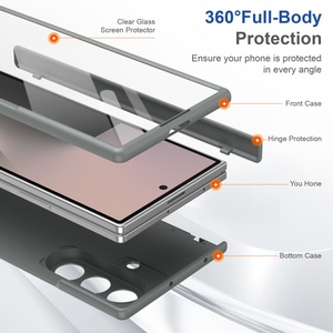 เคสโทรศัพท์แบบแม่เหล็กด้าน รุ่นแฟชั่น สำหรับ Samsung Fold 8 3 4 5 6 7 รองรับการชาร์จไร้สาย พร้อมฟิล์มกันรอยหน้าจอ ป้องกันการกระแทก - Product Image 6