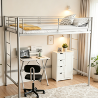 Instrucciones de montaje de sofá cama tipo loft con litera metálica y taquilla para hostales