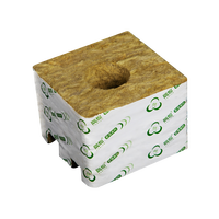 Cubes de culture de laine de roche hydroponique pour bloc de culture hydroponique en laine de roche 100x100x75mm