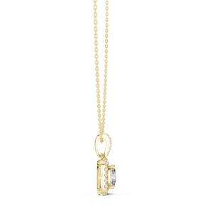Colgante de Oro con Diamante Cultivado en Laboratorio con Certificado, Joyería Fina de Diseño Elegante y Premium, Accesorio de Moda para Regalo - Product Image 2