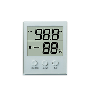 Thermomètre hygromètre numérique d'intérieur pour <span class=keywords><strong>cave</strong></span> à vin, chambre d'animaux, studio de musique, serre, humidité 10% à 99% RH MAX MIN - Product Image 2