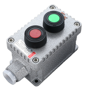 LA53 patlamaya dayanıklı alüminyum alaşımlı düğme kutusu 2/3 düğmeler 10A akım acil durdurma Motor kontrolörü madencilik için anahtarı <span class=keywords><strong>220V</strong></span> - Product Image 6