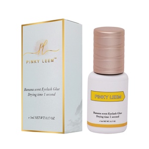 Pinky Leem Custom Wholesale Professional Fragrance <b>Adhesive</b> Eye <b>Lash</b> Extensions Latex Free Fast Dry Korea Eyelash Extension Glue - Product Image 6