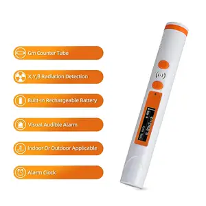 HFS-P3 Pen Type B-ray X-ray Y-ray Geiger Radiation Monitor Alarm Geiger Muller Counter Nuclear Radiation Detector