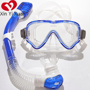 xinyixuan custom Kids Dry <b>Top</b> Snorkel Mask Set Youth Diving Mask with <b>Tube</b> Large View Swim Gear for Children - Product Image 1