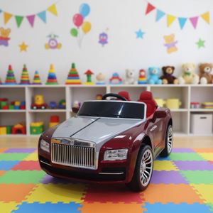 Nuevo Auto Eléctrico de Lujo para Niños Unisex, con Control Remoto, Diseño Deportivo, Dos Asientos, Material Plástico, Luces, para Edades de 2 a 4 Años - Product Image 5