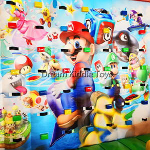 Thương mại PVC Inflatable Trampoline trượt Inflatable lâu đài trượt leo tường Inflatable vui chơi giải trí công viên cho thuê - Product Image 5