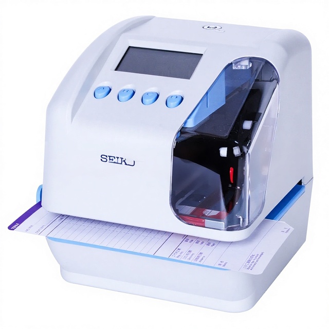 SEIKO TP-50 Plastic Electronic Check-in Time Stamp Clock Machine Document Transmitter 4S Shop Work Time Printer Private Mold