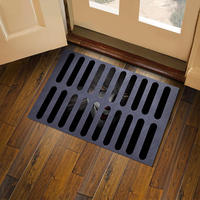 Tapis de carnaval d'Halloween en matériau de boue de diatomée antidérapant absorbant l'eau, tapis de lampe de citrouille à impression décorative personnalisable