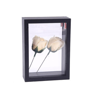 Sáng Tạo Tự làm vỏ bướm ánh sáng hình ảnh khung rỗng ba chiều Tự làm vỏ Khung ảnh hoa khô mẫu hộp bóng - Product Image 5