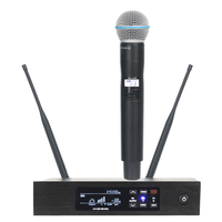 Microphone dynamique universel professionnel à 2 canaux, cardioïde, en plastique, avec suppression du bruit, portable, pour chant, smartphones, voix