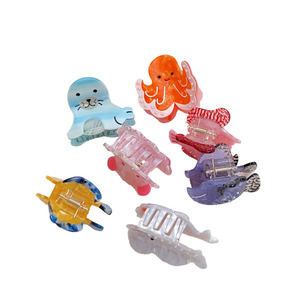 Pinzas <span class=keywords><strong>de</strong></span> Pelo Personalizadas con Animales Marinos, Pinzas <span class=keywords><strong>de</strong></span> Pelo con Forma <span class=keywords><strong>de</strong></span> Pulpo y Pez, Pinzas <span class=keywords><strong>de</strong></span> Pelo Acrílicas Mini con Impresión Personalizada <span class=keywords><strong>para</strong></span> Mujeres - Product Image 1