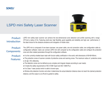 Scanner laser de sécurité 2D SDKELI Chine, 270 °   Capteur LiDAR industriel CE, sortie PNP, scanner de détection d'obstacles pour AGV