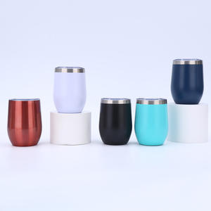 12oz Stainless Steel Double Wall Vacuum <b>Insulated</b> BPA Free Straight Cup Thermal <b>Coffee</b> <b>Mug</b> Wine Tumbler Powder Coated - Product Image 1