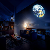 Veilleuse USB Lune Terre Lampe 360 Degrés Rotatif LED Veilleuse Pour Chambre Décoration
