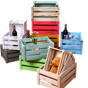 Hot bán Quà Tặng tùy chỉnh trang trí nội thất mộc mạc Pallet Lớn Giá Rẻ Bán buôn hộp gỗ thùng gỗ - Product Image 1