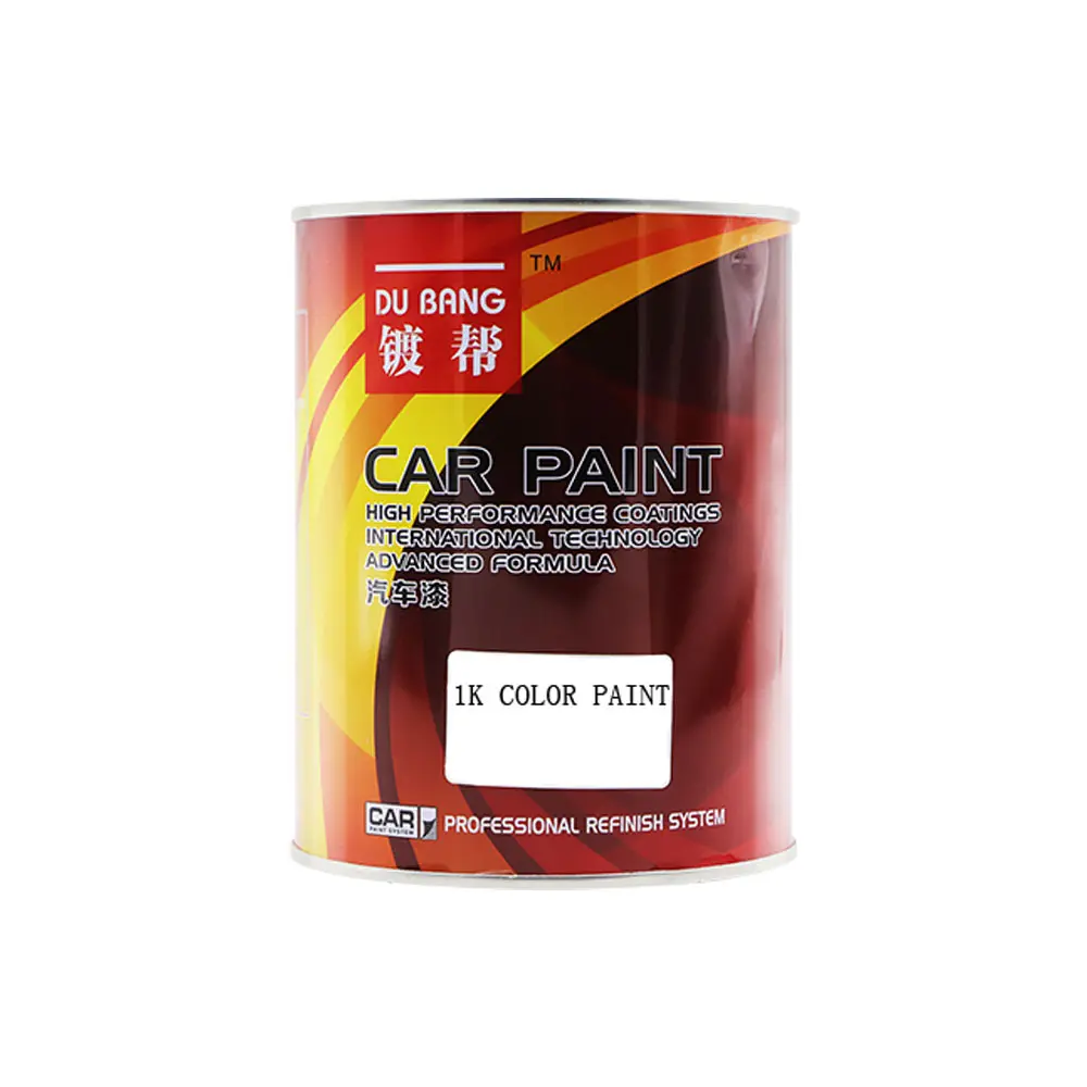 Car paint factory high performance 1k pure solid colour basecoat auto coating acrylic metallic colors car paint for car refinish