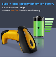 Escáner de Código de Barras Industrial CMOS 2D Portátil Effon TH23 COM/USB, Compatible con Impresión de Códigos Metálicos DPM, Logística, Inventario, IP54, 500m