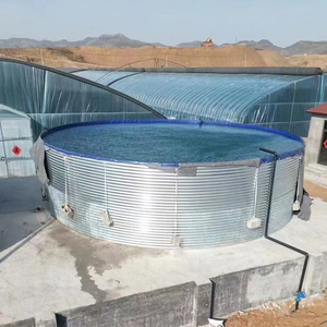 Thép tròn nước mưa thu hoạch xe tăng 10000 gallon mạ kẽm thép sóng bể nước - Product Image 4