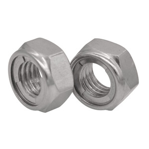 Tuercas hexagonales de acero inoxidable 304 316 M3-M20 DIN 980 <span class=keywords><strong>M</strong></span>, tuercas de seguridad metálicas con torque prevalecedor - Product Image 2
