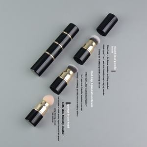 Mini brocha de <span class=keywords><strong>maquillaje</strong></span> facial portátil 3 en 1 genuina, base desmontable, polvo suelto, rubor Angular, juego de <span class=keywords><strong>brochas</strong></span> de <span class=keywords><strong>maquillaje</strong></span> - Product Image 4
