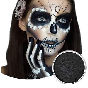 Pintura Facial y Corporal a Base de Agua, Natural, No Tóxica, de 30g, Color Negro, para Niños, Fiestas y <span class=keywords><strong>Halloween</strong></span> - Product Image 4