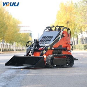 Youli backhoe חדש קטן מתנשא קרקע מכונות גינה קטנה מגלשן גלגל החלקה מטעין - Product Image 6