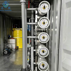 10 m3/H 20 m3/H sistema di trattamento dell'acqua pura containerizzato acqua di mare desalinizzazione RO macchina contenitore <span class=keywords><strong>impianto</strong></span> di <span class=keywords><strong>osmosi</strong></span> inversa - Product Image 4