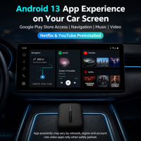 Boîte Android 13 CarPlay AI RK3528 2 Go 16 Go Adaptateur sans fil CarPlay Android Auto avec Wi-Fi 6 Bluetooth 5.4