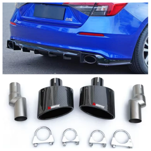 Kit de Carrocería Welta, Accesorios Traseros, Alerón Trasero, Difusor, Salida de Escape Trasera para Sedán 11.ª Generación Combat 2022, Enganche de Remolque, Fijación con Pernos - Product Image 1
