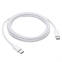 Câble USB-C vers C en nylon tressé de 2 m (6,56 pi) 60 W 100 W 5 A à charge rapide pour téléphones mobiles iPhone 15 16 17 18 Pro Max