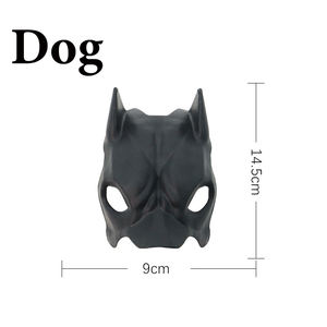 หน้ากากพลาสติกสีดำสำหรับสัตว์เลี้ยงชุดวันฮาโลวีนงานปาร์ตี้หน้ากากคอสเพลย์แบท<span class=keywords><strong>แมน</strong></span>อเวนเจอร์ส - Product Image 5