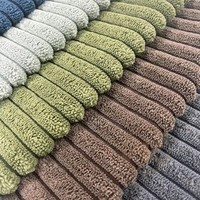 Tissu d'ameublement en velours côtelé épais, doux et moelleux, pour canapé, chaise, coussin et mobilier – Vente en gros