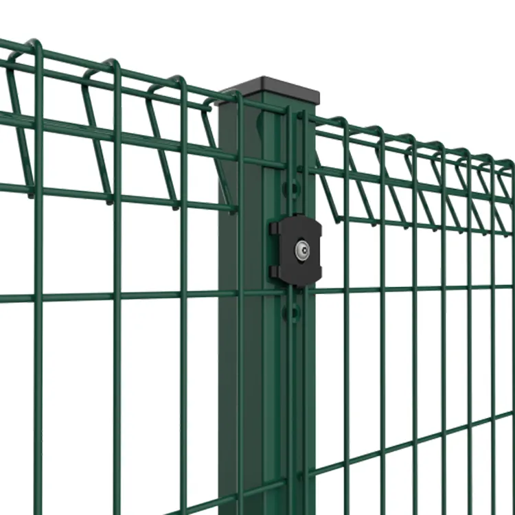 Special Offer Powder Coated Galvanized Roll Top Triangle BRC fencing For Garden Balcony Panel Metal Fence