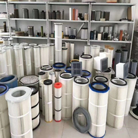Filtre à poussière industriel en polyester pour usine de ciment, remplacement de filtre pour équipement de nettoyage de conduits d'air