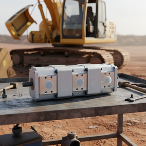 Pompa Idraulica NABCO-32+32+32-R per Ricambi Escavatori, <span class=keywords><strong>Servosterzo</strong></span> <span class=keywords><strong>Idraulico</strong></span> per Macchine Edili - Product Image 1