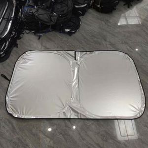 Wholesale Custom Logo Foldable Front Windshield Polyester UV Bubble Car Sunshades - Product Image 4