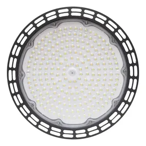 Industriale UFO per lampada campana a LED 200W luce bianca 4 Pack baldacchino telecomando corpo in alluminio per magazzino uso di fabbrica IP - Product Image 1