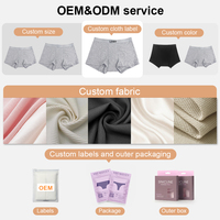 Culottes menstruelles OEM en gros de haute qualité, anti-fuites, respirantes, en coton absorbant 4 couches, pour femmes