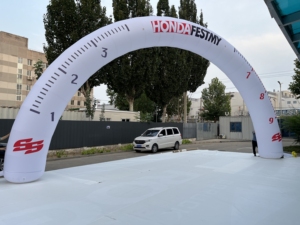 قوس إعلاني قابل للنفخ للاستخدام التجاري، بوابة فعاليات من البولي فينيل كلوريد عالي الجودة وعالي الوضوح - Product Image 1