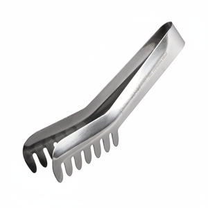 Pinze per Spaghetti ecologiche in acciaio inossidabile lavabili in lavastoviglie utensili da cucina per servire la bistecca Buffet BBQ-Box di 120 - Product Image 2
