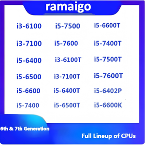 CPU I3 6100 7100 7100T <span class=keywords><strong>I5</strong></span> 7500 6600T 7600 7400T 6400 7500T <span class=keywords><strong>6500</strong></span> 7600T 6600 6400T <span class=keywords><strong>7400</strong></span> 6500T 6600K 6402P - Product Image 2