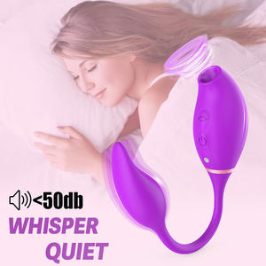 メアリー2 バイブレーター クリトリス吸引玩具 振動エッグ付き バットプラグ クリトリスサクション 2in1 Gスポット刺激器 女性カップル向けセックストイ - Product Image 4