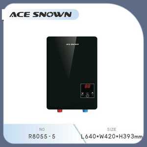Chauffe-eau électrique instantané Ace Snown 6000W 220V mural avec commande tactile et écran LED noir - Product Image 1