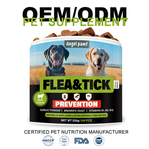 Masticables de Ajo Natural para la Defensa Contra <span class=keywords><strong>Pulgas</strong></span> y Garrapatas <span class=keywords><strong>en</strong></span> Perros - Golosinas Inmunoestimulantes para la Protección de la Piel Canina - Proveedor Mayorista - Product Image 1