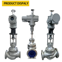 Katup Kontrol Pengatur Langkah Linier Elektrik Cerdas Bahan Stainless Steel PN16-PN100 untuk Kontrol Proses Cairan Kimia Uap